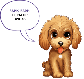 Dog speech bubble